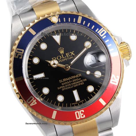 rolex red and blue fake